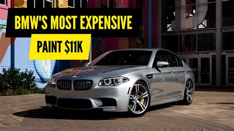 The Most Expensive Bmw Paint On This F10 M5 Pure Metal Silver Edition