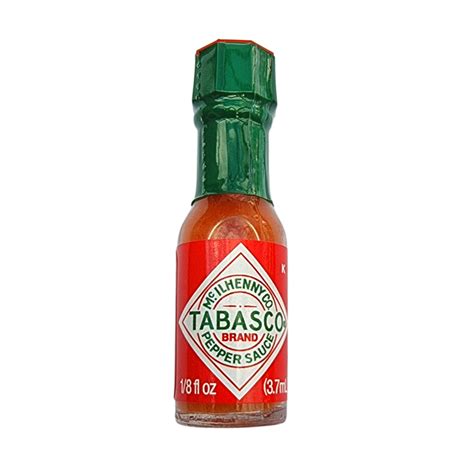 Tabasco Mini Hot Sauce Bottle Twisting Spirits
