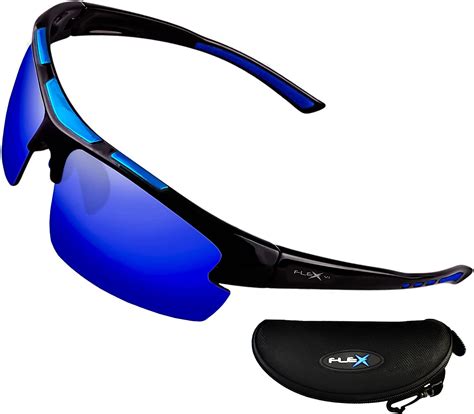 Flex V1 Polarized Sports Sunglasses For Men Or Women Tough Tr90 Frame And 100 Uv Protection