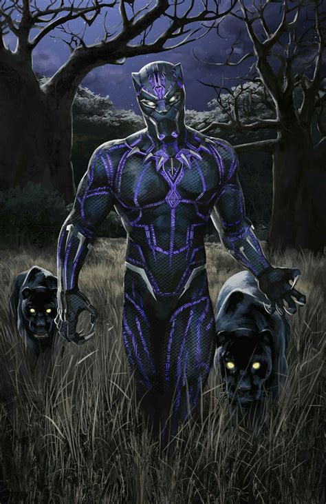 Black Panther Art Marvel Comic Wallpaper Hd Superhero