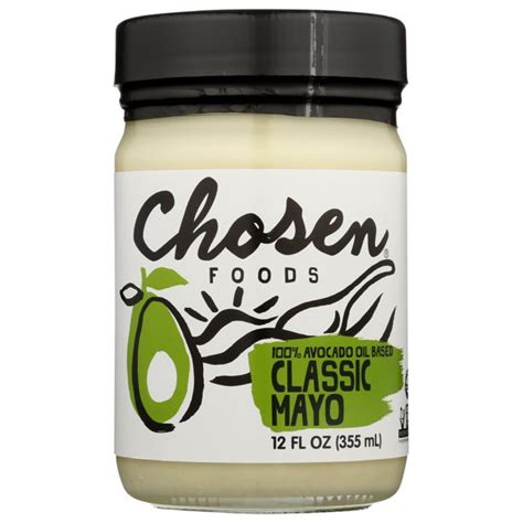 When you cook at high temperatures, you lock in flavor. Chosen Foods Avocado Oil Mayo, 12 Fl Oz - Walmart.com ...