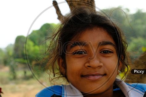 Image Of Indian Girl With A Smile Face Bx765797 Picxy