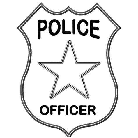 Police Badge Drawing At Explore Collection Of