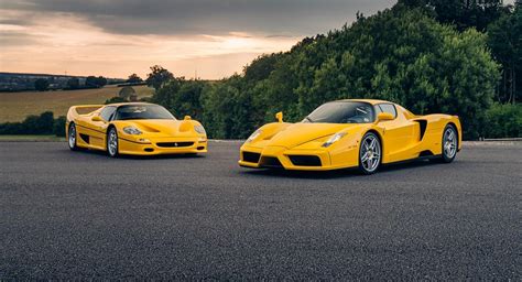 Find Red Ferraris Boring A Uk Dealer Is Selling A Yellow Enzo And F50