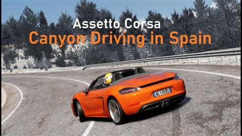 Assetto Corsa Canyon Mobbing The Boxter S Spyder In Spain Youtube