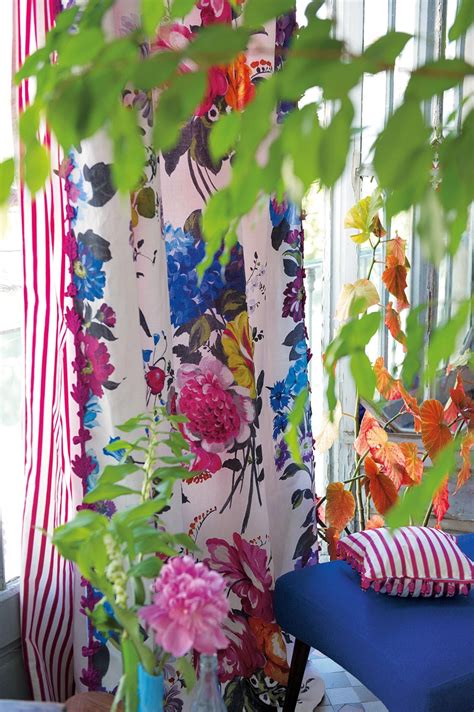 Designers Guild - Kimono Blossom | Peony fabric, Designers ...