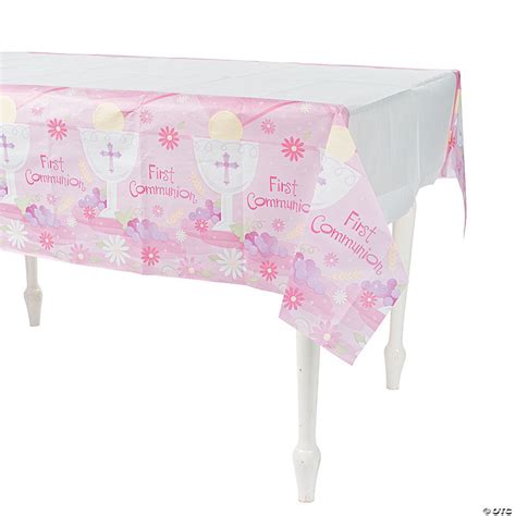Pink First Communion Tablecloth Discontinued