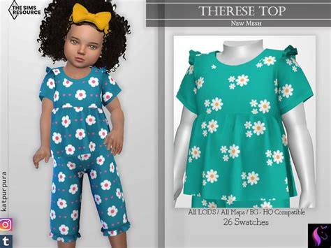 The Sims Resource Therese Top Sims 4 Children Sims 4 Toddler Sims