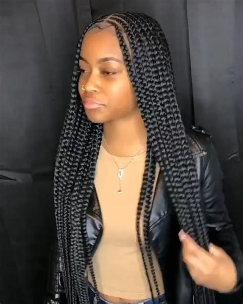 Braidstyle For Round Face Video Box Braids Hairstyles For Black Women Braided Hairstyles