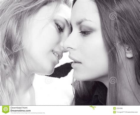 Women About To Kiss Stock Image Image Of Beauties Couple 2324385