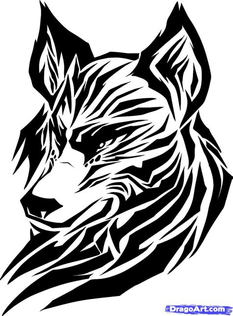 Free Tribal Wolf Silhouette Download Free Tribal Wolf Silhouette Png