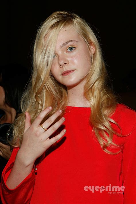 Elle Fanning Marc By Marc Jacobs Show During Mbfw Sep 12 Elle