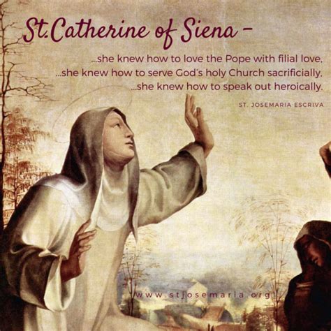 The Feast Of St Catherine Of Siena April 29th