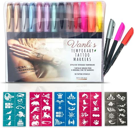 Best Temporary Tattoo Markers Pens To Buy On Amazon Stylecaster