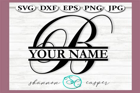 Monogram Svg Letters File SVG PNG DXF EPS Free