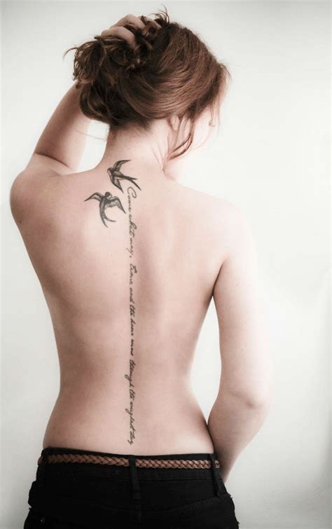 35 Ultra Sexy Back Tattoos For Women