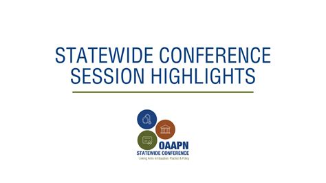 Statewide Conference Session Highlights Oaapn Statewide Conference
