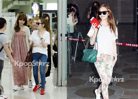 Girls Generation Jessica Jungs Airport Fashion Essentials Kpopstarz