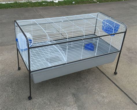 Xx Large Metal Indoor Rabbit Guinea Pig Rat Mouse Cage Hutch Stand