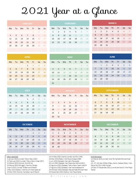 Kalender ini juga dilengkapi dengan hari libur atau tanggal merah, lengkap penanggalan masehi, hijriyah dan jawa. Kalender Idul Fitri 2021