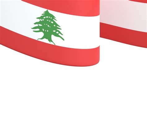 Lebanon Flag Design National Independence Day Banner Element