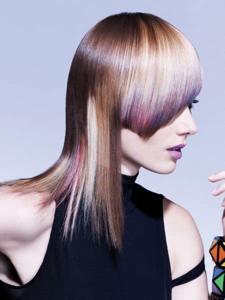 Daring Hairstyles With Extravagant Hair Color Combinations