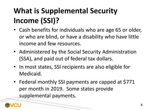 Ppt Supplemental Security Income Ssi And Work Powerpoint