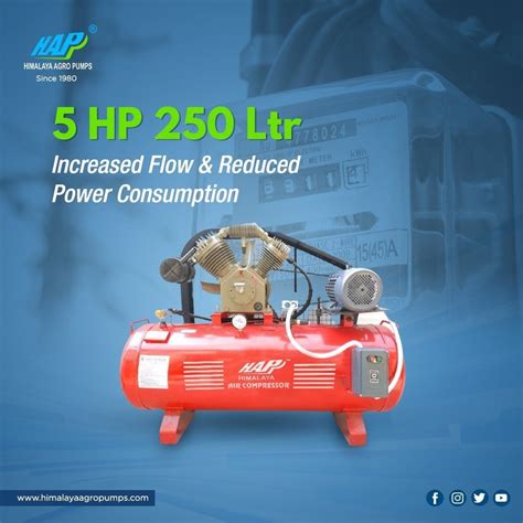 5 Hp Parbat 5 Hp 250 Ltr High Speed Compressor At Best Price In