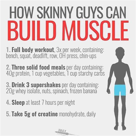 How Skinny Guys Can Build Muscle By Jmaxfitness If Youre A Skinny