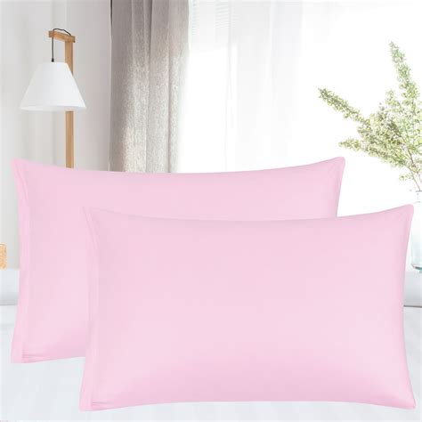 Zippered Pillow Cases Pillowcases Covers Egyptian Cotton 2 Pack 20 X