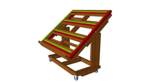 Assemble shelves and inner walls with glue and clamps. Plywood Cart - Cutting Table - YouTube