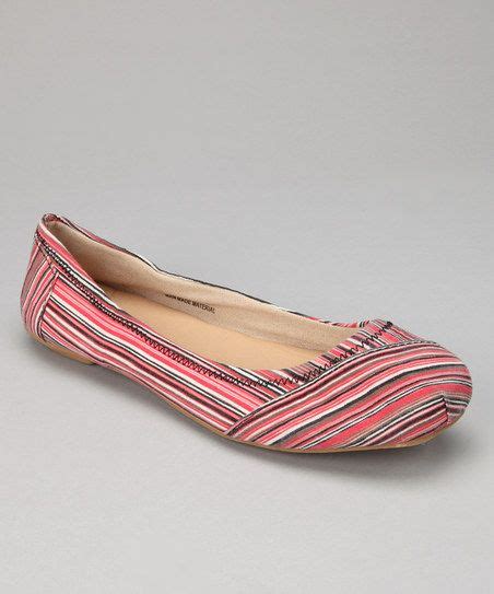 Shoes Of Soul Pink Stripe Ballet Flat Zulily Ballet Flats Shoe