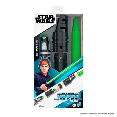 Hasbro Press Release Lightsaber Forge Luke Skywalker Green Lightsaber