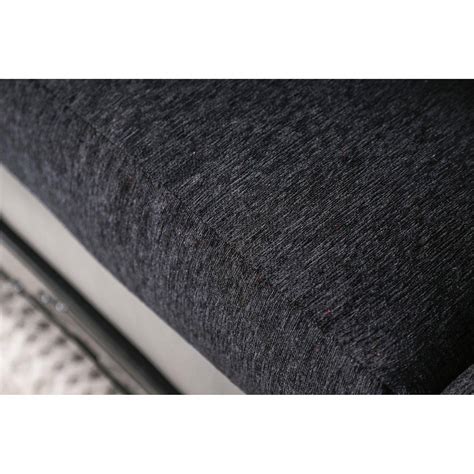 Traditional Fabric Upholstery Sofa In Grayblack Sm7405 Midleton Foa