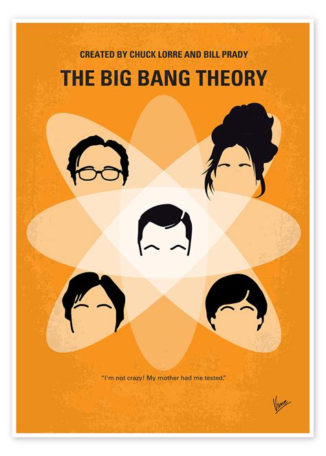 The Big Bang Theory Anglais De Chungkong En Poster Tableau Sur Toile