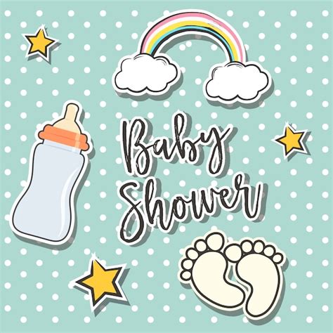 Diseño De Fondo De Baby Shower Descargar Vectores Gratis