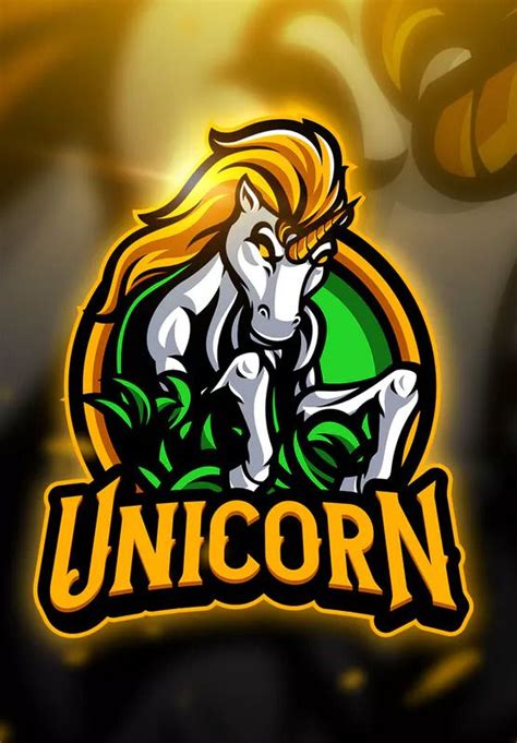 Unicorn Mascot Esport Logo By Aqrstudio On Envato Elements Esport