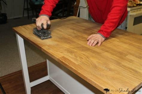 Butcher block stained ebony butcher block stain woodworking. How to Repair a Stained Butcher Block Island | Butcher ...