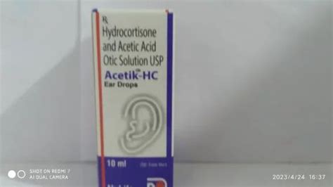 Acetic Hc Hydrocortisone Eye Drop Packaging Type Bottle 10 Ml At Rs