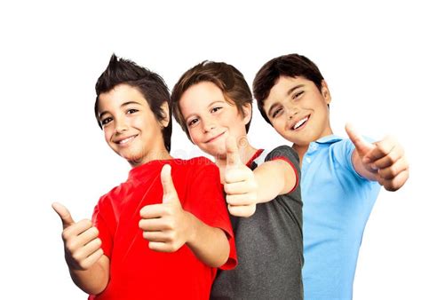 Happy Boys Teenagers Best Friends Fun Stock Image Image 26537901