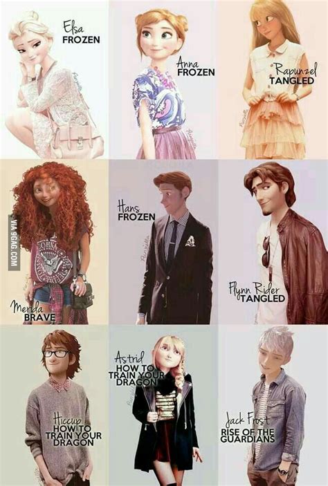Modern Disney Characters 9gag