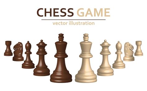 3d Chess Game Pieces 1269662 Vector Art At Vecteezy