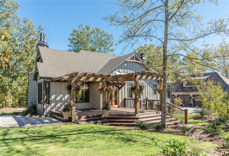 Appling Cottage Rustic Exterior Atlanta By Heritage Design And