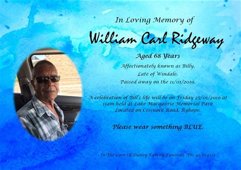 William R Ridgewaypittube