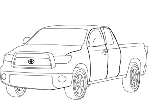 Toyota Pickup Truck Coloring Pages