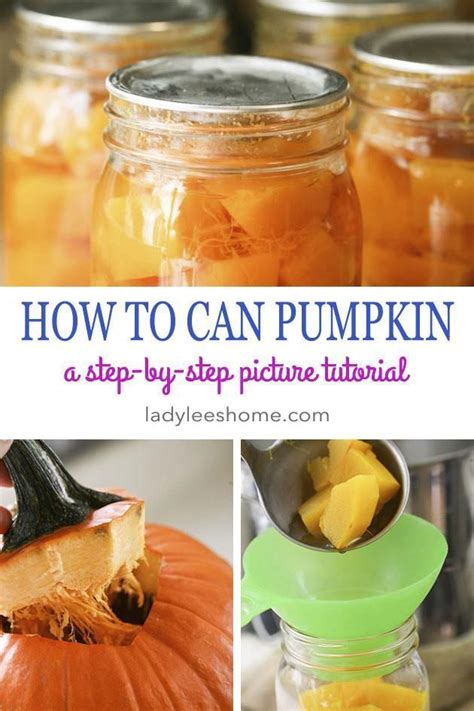 How To Can Pumpkin Recipe Canning Recipes Canned Pumpkin Pressure