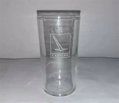 eastern airlines water glass frosted falcon 1950 s logo 4 5 inches 23 99 picclick