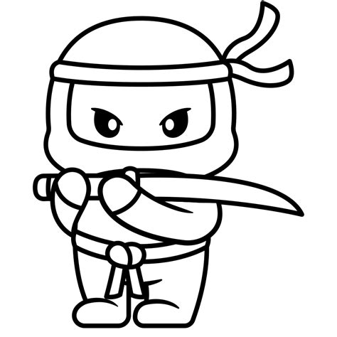 Ninja Coloring Pages Printable Kids Drawing Hub