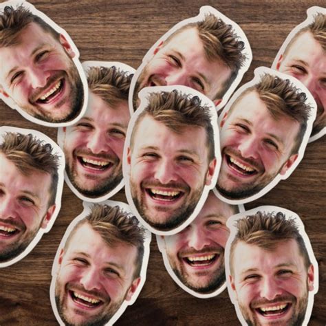 Personalised Face Stickers Free Delivery Clever Creations