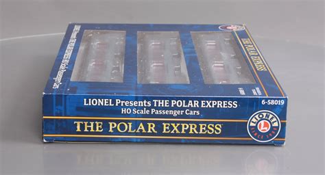 Lionel 6 58019 Ho Polar Express Passenger Cars Set Of 3
